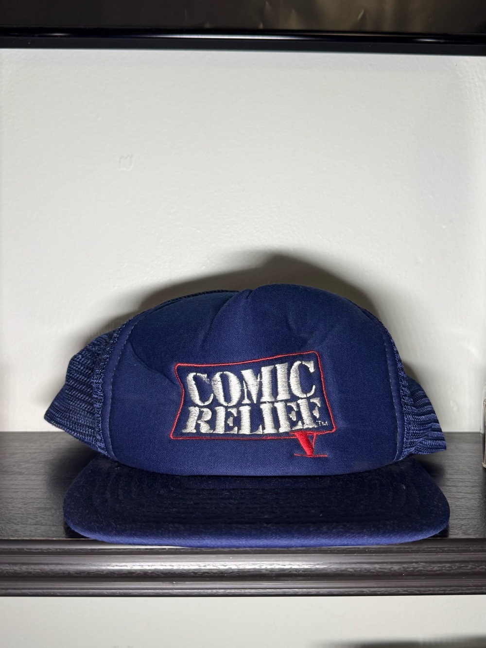 Vintage 1990s Embroidered Comic Relief V Movie Promo SnapBack Hat